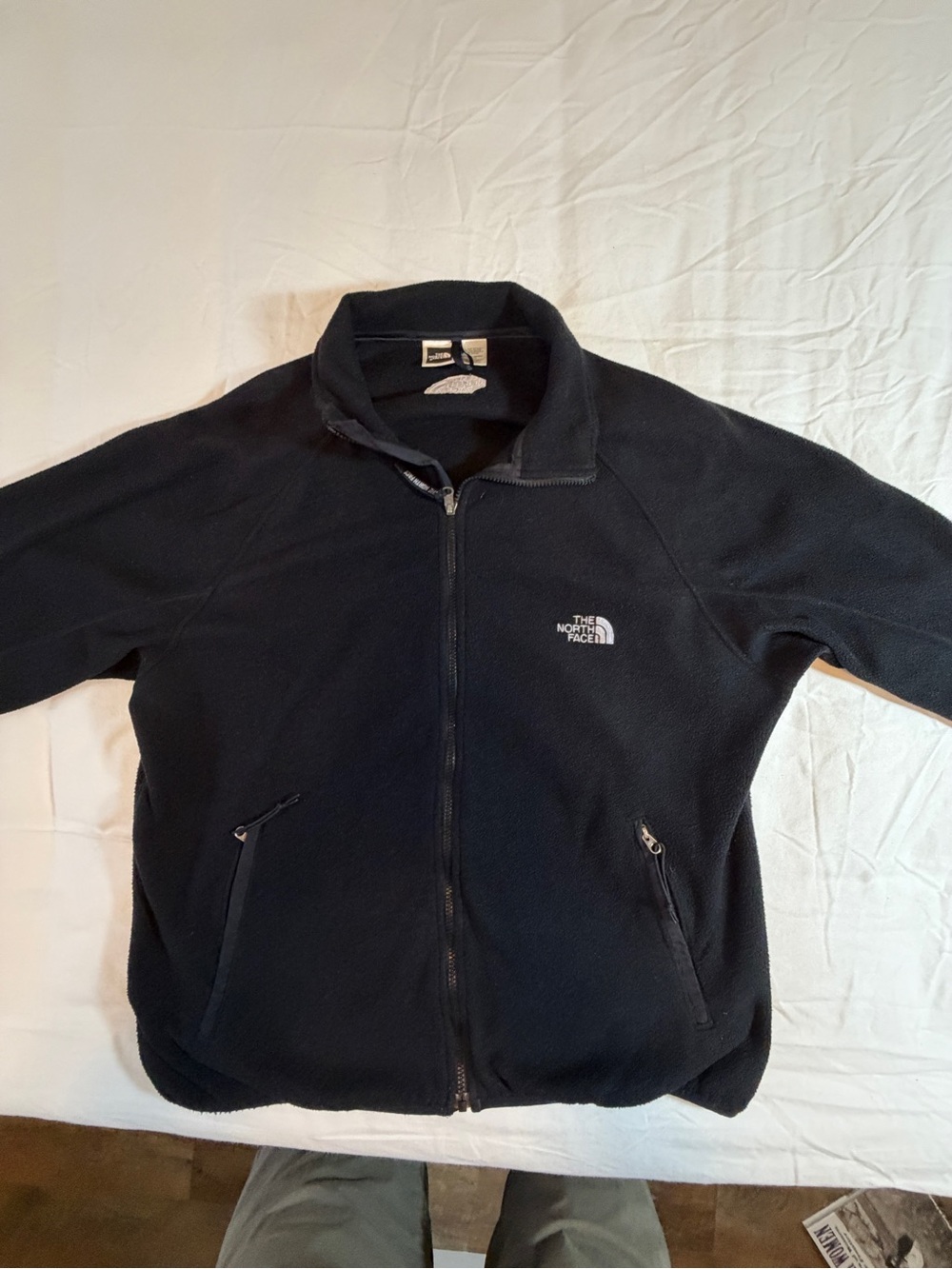 The North Face Men’s Black Zip-Up Fleece Jacket